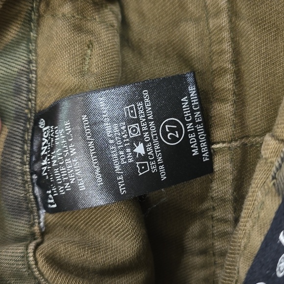 Blank NYC | Camouflage Camo Denim Mini Skirt 27 - Picture 9 of 13